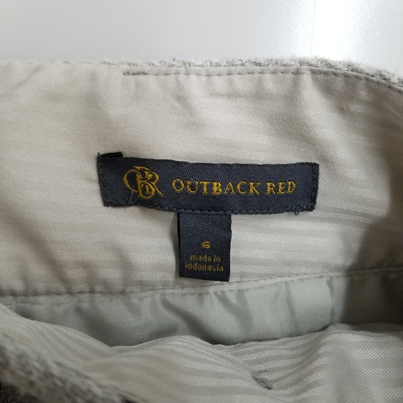 CBR Outback Wool Blend Red Skirt size 6 - Picture 2 of 6